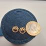 9ct yellow gold  claddagh earrings Image 2
