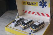 Universal Hobbies 1:43 Renault Espace French Emergency SMUR Set (3 Cars, Boxed)
