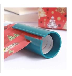Wrapping paper holder & cutter