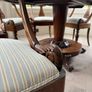 William IV style flame mahogany table & chairs Image 8