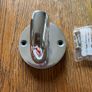 Large silver coloured hanging hook with screws and raw plugs Image 2