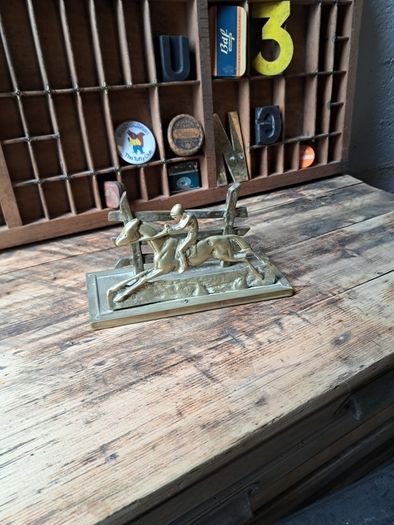 Vintage Brass Letter Holder