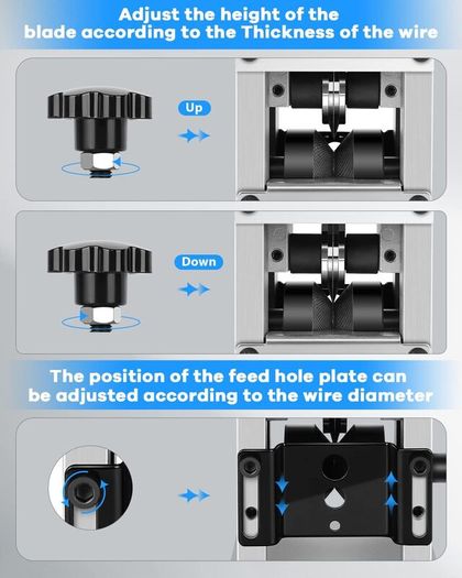 Cable Stripping Machine for 1.5-25 mm Cables, Multi-Purpose Stripping Pliers