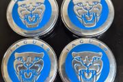 Jaguar caps  BLUE (For Aftermarket) FREE POST