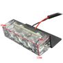 12V 6 Amber LED Flashing Grill Lights Bar Strobes Warning Lights Image 3