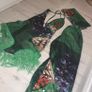 Handmade printed playsuit with cape & headscarf - Festival Image 2