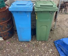 wheelie bins