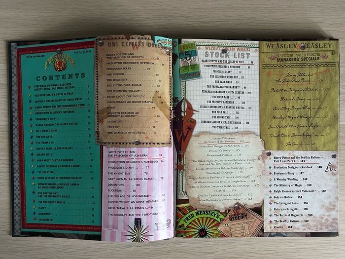 Film Wizardry hardcover books for Harry Potter/Fantastic Beasts: The Crimes of Grindelwald