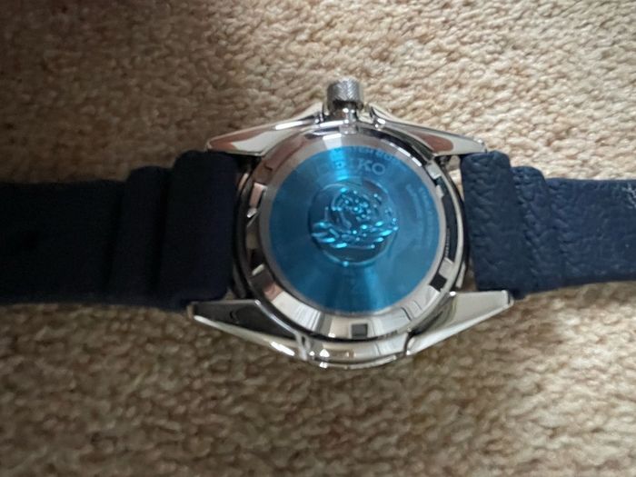 Seiko Prospex Deep Blue Samurai Padi Special Edition 44mm Blue Dial Blue Rubber Strap Watch