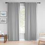 Pencil Pleat Grey Blackout Curtains for Living Room 90-inch Drop Light Blocking Bedroom Curtains Energy Saving Triple Weave Full Blackout Window Treatment Sets for Dining Men's Guest Room, 50" w 2pcs Image 2