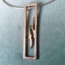 Silver Newbridge Swan lake Pendant & Choker Image 9