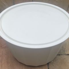 Garden coffee storage table