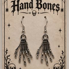 Hand Bones skeleton drop earrings