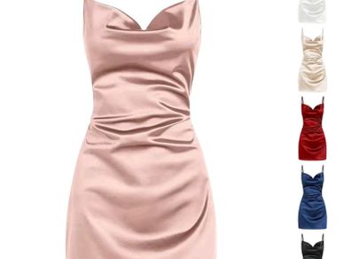 Satin slip dress