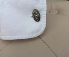 Antique Art Deco (1920-30's) silver Marcasites Cufflinks