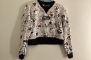 Size XS Ladies FILA crewneck flower pattern