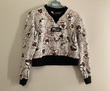 Size XS Ladies FILA crewneck flower pattern