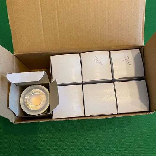New Klarlight GU10 Longneck bulbs Warm White x 7