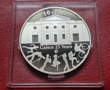 Ireland Eire 2010 Gaisce 25 Years Silver Proof 10 Euro Coin