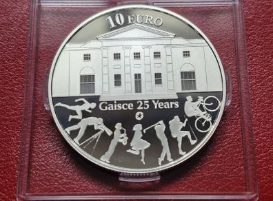 Ireland Eire 2010 Gaisce 25 Years Silver Proof 10 Euro Coin