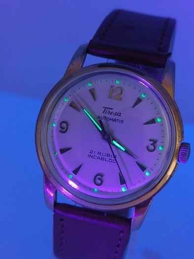 Vintage Tiresa Automatic Swiss ETA 2451,  21 Jewels, 20 Micron Gold Plated Watchmaker Restored