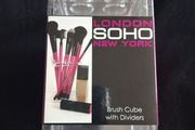 Brand New Soho New York Brush Cube With Dividers - RRP - 10.99