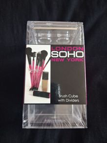 Brand New Soho New York Brush Cube With Dividers - RRP - 10.99