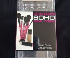 Brand New Soho New York Brush Cube With Dividers - RRP - 10.99