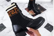 Knit Ankle Boots