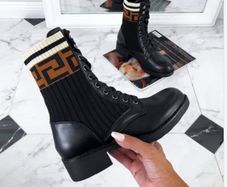 Knit Ankle Boots