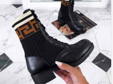 Knit Ankle Boots