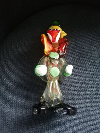 Vintage Murano Glass Clown