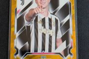 Fabio Miretti Juventus Ultra-rare Gold Parallel Topps Match Attax 20th Anniversary 2026/27