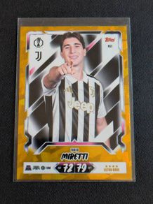 Fabio Miretti Juventus Ultra-rare Gold Parallel Topps Match Attax 20th Anniversary 2026/27