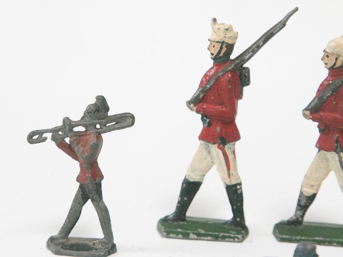 Vintage lead soldiers