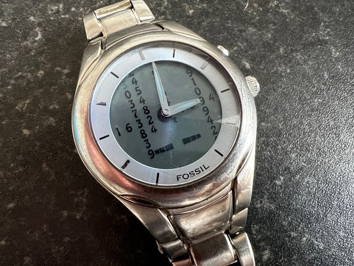 Fossil JR8622 Unisex Stainless Steel Analog Silver Dial Quartz Watch Ff50