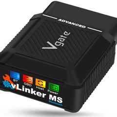 Vgate vLinker MS Bluetooth OBD2 Car Scan Tool for iPhone/iOS, Android & Windows, Supports Multiple CAN Protocols (GMLAN, MS CAN, CH CAN, LS CAN)