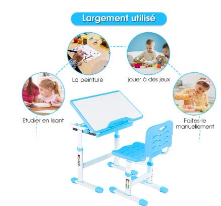 BRAND NEW Adjustable Kids Study Homework Desk and Chair