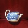 Wedgwood Batchelor Blue White Teapot Image 8