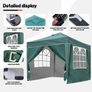 Pop Up Gazebo 3x3m with Weights, Fully Waterproof, All Weather Gazebo Image 4