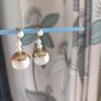 Vintage Earrings Gold tone Baubles Image 7