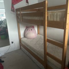 Solid oak bunk bed
