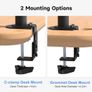 Dual Monitor Arm for 13-32 inch LCD LED PC Screens for Desks, Height Adjustable Arm with Tilt Swivel Rotate, VESA 75/100 Image 5
