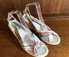 Mustang Ladies Textile wedges Size 6