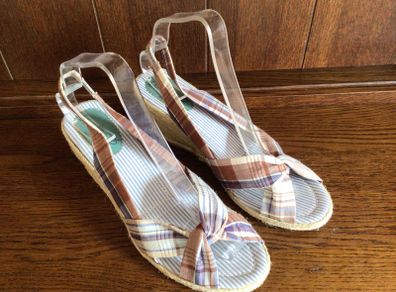 Mustang Ladies Textile wedges Size 6