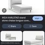 sofa chaise Ikea karlstad Image 4