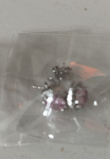Crystal and Sterling Silver Earrings for Ladies