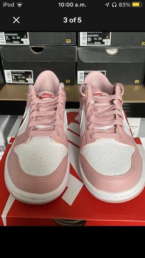 nike dunk pink velvet UK6, 6.5 Y, EU39