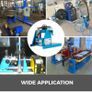 BRAND NEW 5/10KG Mini Semi-Automatic Rotary Welding Positioner Turntable Tilte Table 0-90 W/ 3 Jaw Lathe Chuck for Annular Welding Image 2