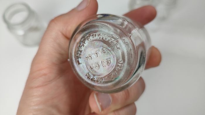 405 - Set of 4 Vintage Chesebrough New York Collectible Decorative Jars